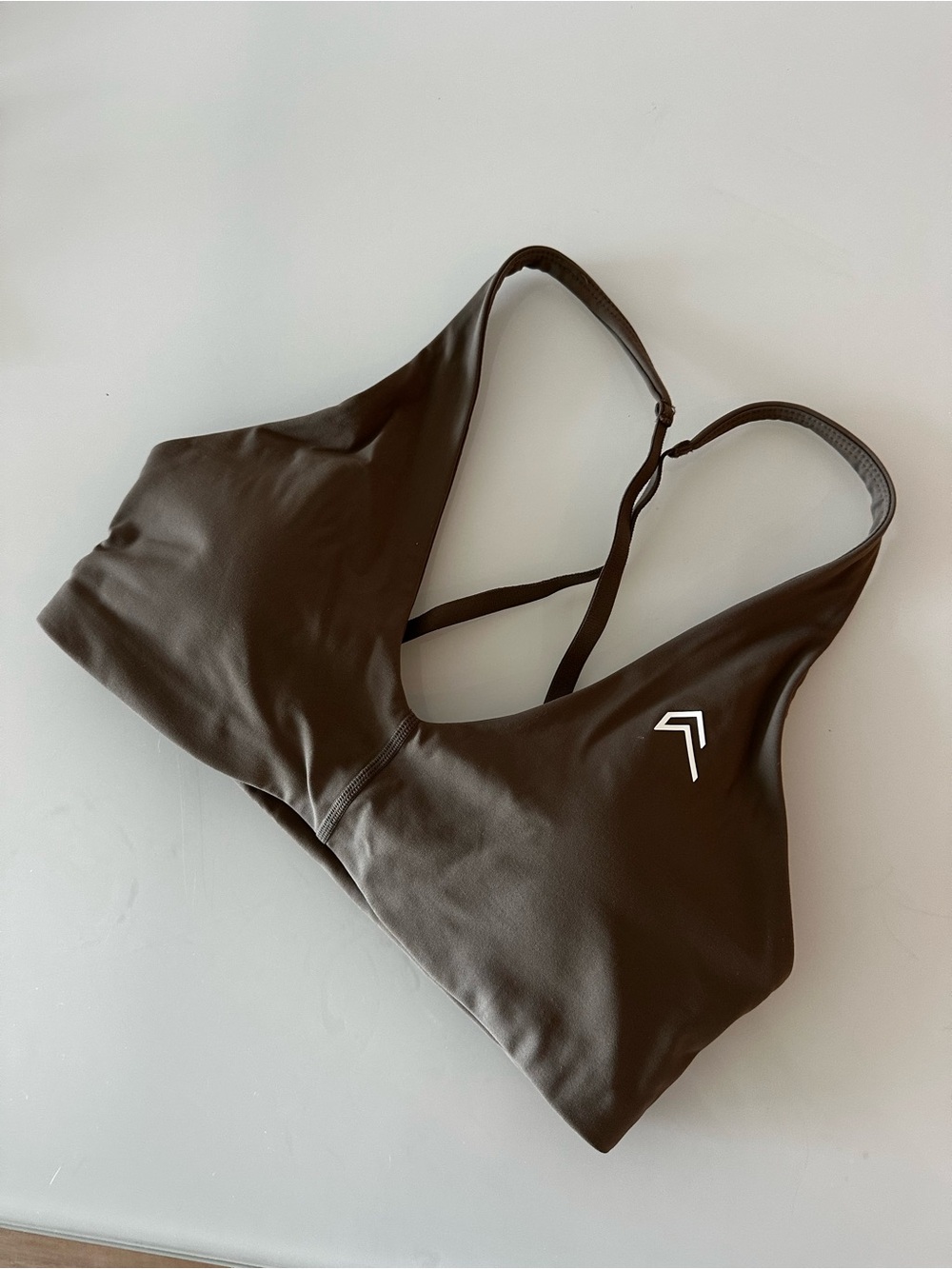 Unified and Micro Bralette in Moss Brown